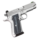 Kimber Kimber KDS9c 1911 Silver 9mm Stainless Steel Slide Aluminum Frame Optics Ready 15rd magazine