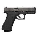 GLOCK Glock G45 Gen5 Full Size 9mm Luger 17+1 4.02" Black GMB Barrel, Black nDLC Serrated Slide, Black Polymer Frame w/Accessory Rail, Black Textured w/Interchangeable Backstrap Grip, Ambidextrous