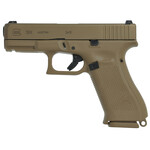 GLOCK Glock 19X Compact 9mm Luger 17+1/19+1 4.02" Black GMB Barrel, Coyote nPVD Serrated Slide, Coyote Brown Cerakote Polymer Frame w/Accessory Rail, Coyote Brown Textured Polymer Grip, Ambidextrous