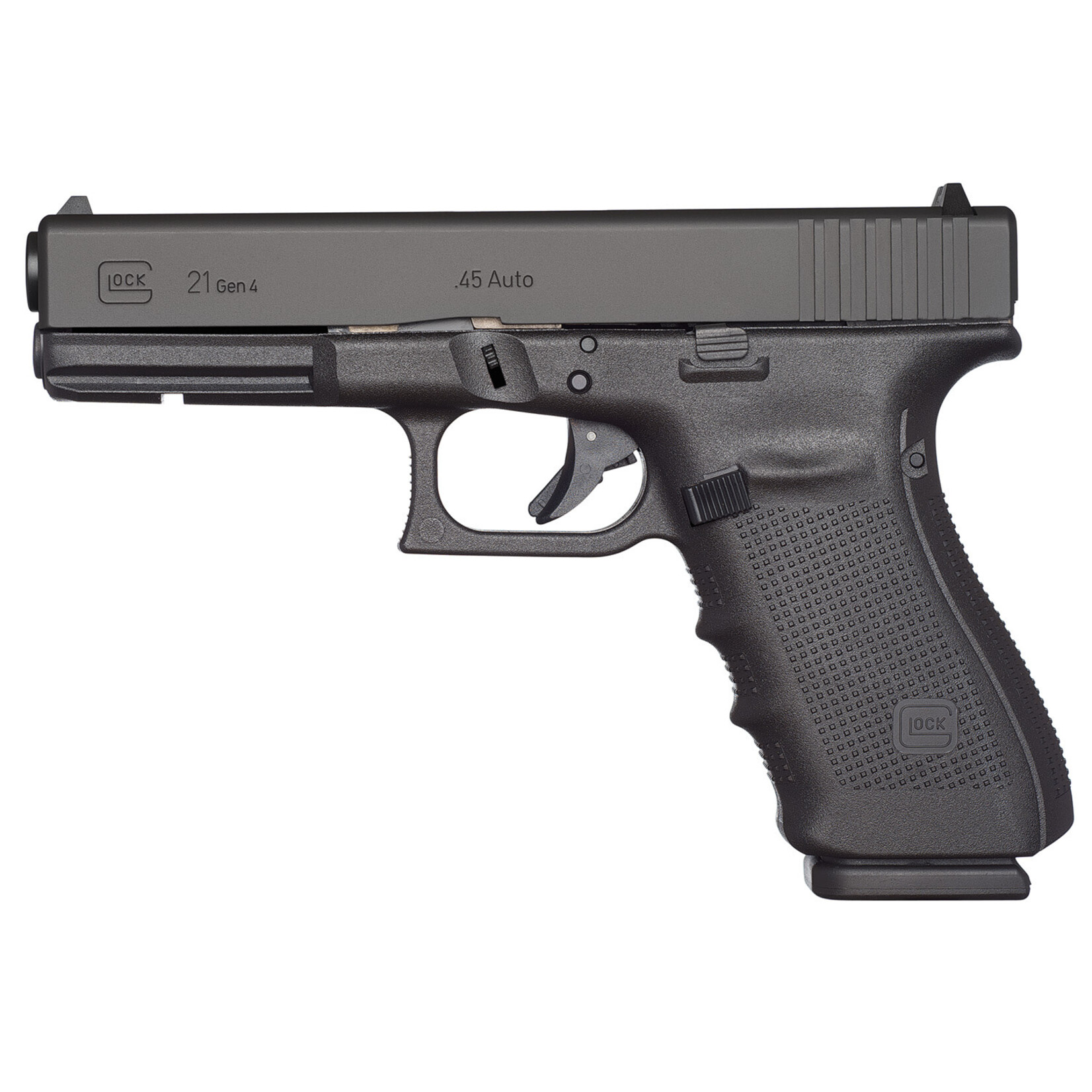 GLOCK Glock G21 Gen4 45 ACP 4.61" Barrel 13+1, Black Frame & Slide, Modular Backstrap, Reversible Mag. Catch, Safe Action Trigger (US Made)