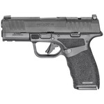 Springfield Armory Springfield Armory Hellcat Pro OSP 9mm Luger 3.70" 15+1 Overall Black Finish with Serrated Melonite Steel with Optic Cut Slide, Adaptive Textured Polymer Grip & Picatinny Rail Includes 2 Mags
