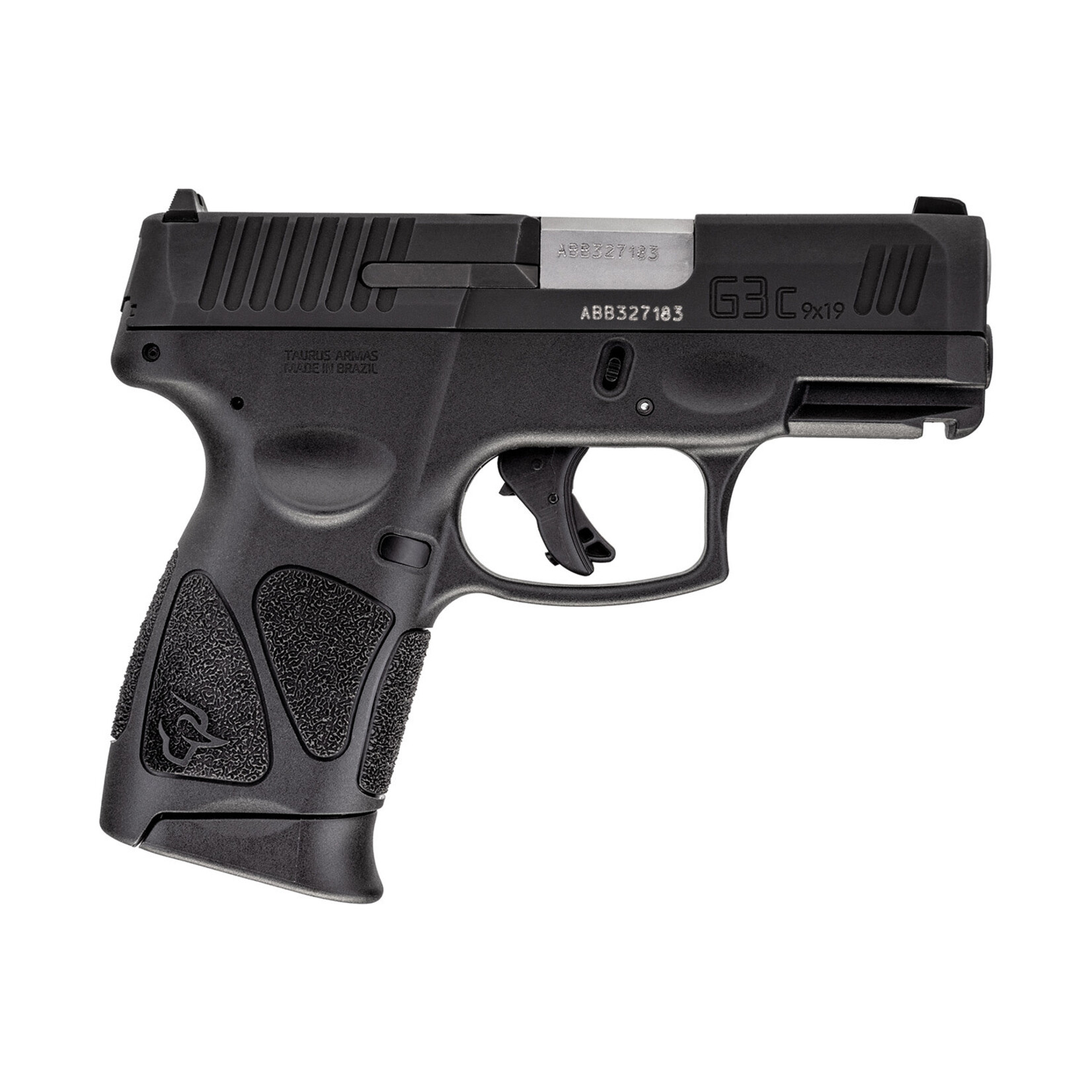 Taurus Taurus G3C 9mm Luger 12+1 3.20" Stainless Steel Barrel, Matte Black Tenifer Serrated Slide, Black Polymer Frame w/Picatinny Rail, Black Polymer Grips Right Hand
