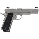 Taurus Taurus 1911 45 ACP Caliber with 5" Barrel, 8+1 Capacity, Overall Matte Stainless Steel Finish, Beavertail Frame, Serrated Slide & Checkered Black Polymer Grip