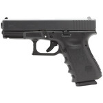 GLOCK Glock G19 Gen3 Compact 9mm Luger 15+1 4.02" Black Steel Barrel, Matte Black Serrated Slide, Black Polymer Frame w/Accessory Rail, Black Finger Grooved Polymer Grip, Right Hand