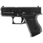 GLOCK Glock G43 Subcompact 9mm Luger 3.41" Barrel 6+1, Single Stack, Black Frame & Slide, Rough Texture Beavertail Grip, Safe Action Trigger (US Made)