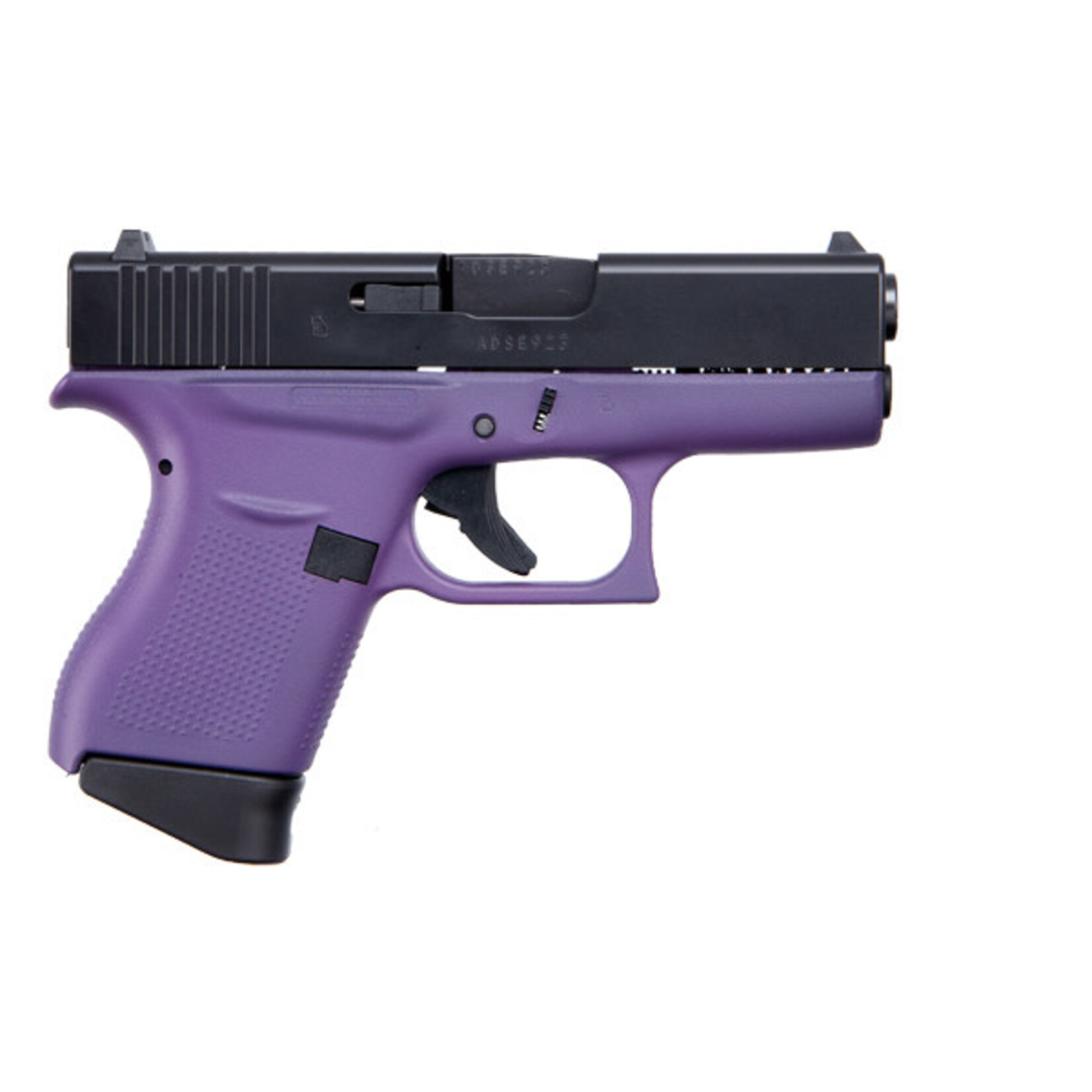 GLOCK Glock G43 9mm 3.41" 6+1 Bright Purple Frame by Apollo Custom