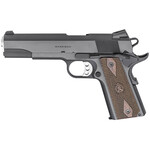 Springfield Armory Springfield Armory 1911 Garrison 9mm Luger 9+1 5" Barrel, Blued Carbon Steel Frame w/Beavertail, Serrated Slide, Thin-Line Wood Grips Feature Double-Diamond Pattern Grip & Crossed Cannon Logo