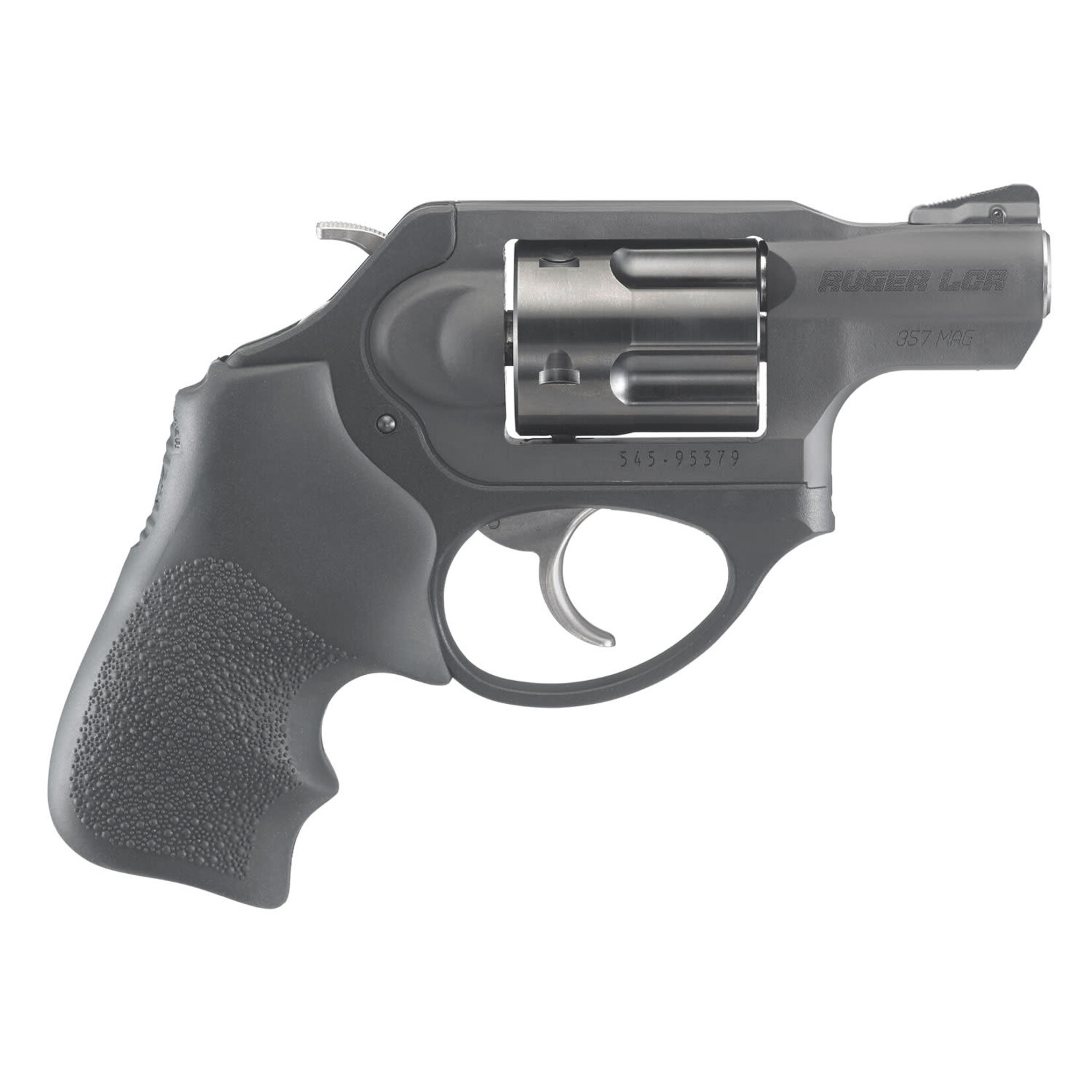 Ruger Ruger LCRx Small Frame 357 Mag 5 Shot, 1.87" Matte Black Steel Barrel, Black PVD Cylinder, Matte Black Stainless Steel Frame, Black Hogue Tamer Monogrip, Exposed Hammer