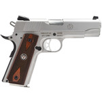 Ruger Ruger SR1911 Commander-Style 45 ACP 4.25" Barrel 7+1, Low-Glare Stainless Steel & Slide, Hardwood Grip, Skeletonized Trigger, Manual Safety
