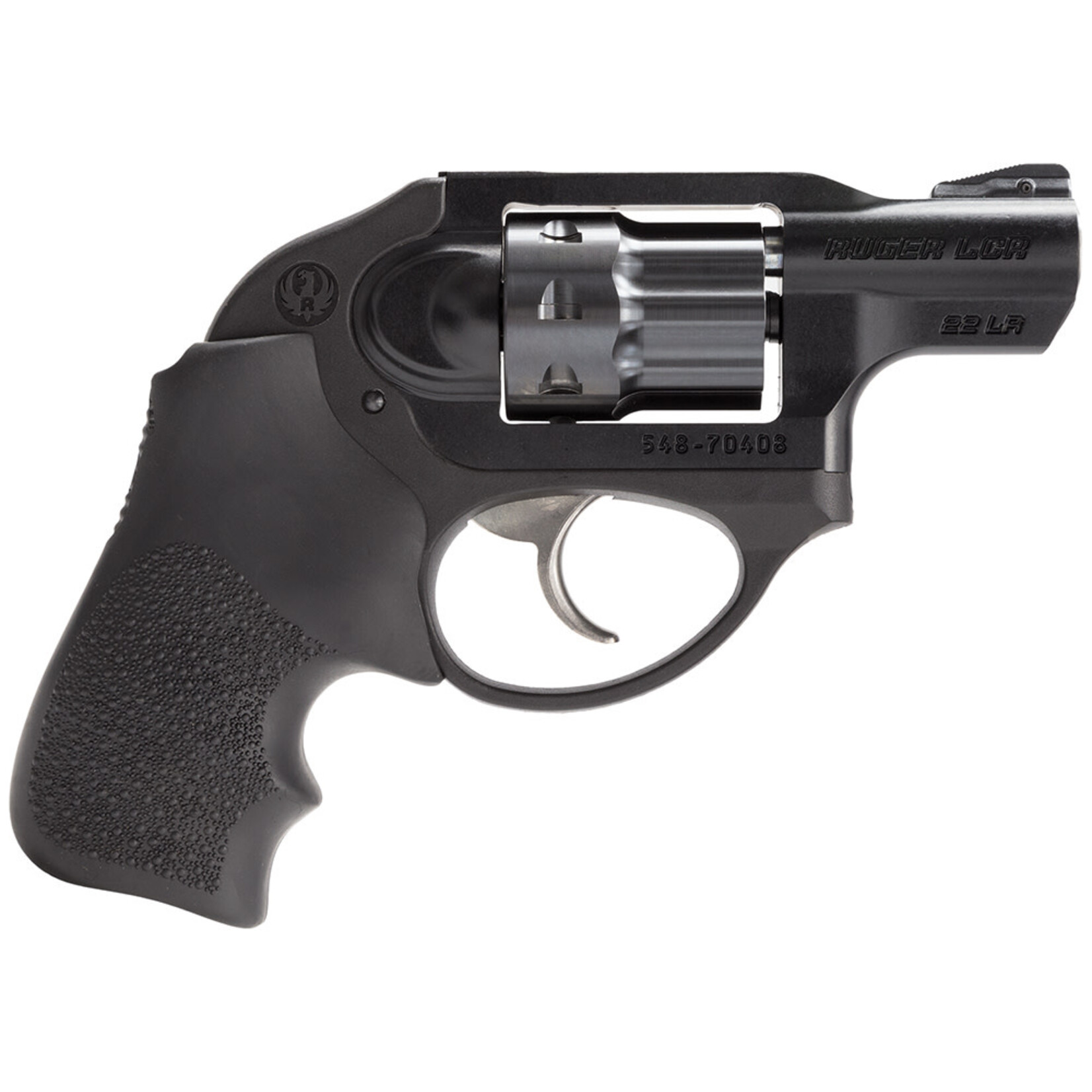 Ruger Ruger LCR 22 LR 1.87" Matte Black Barrel, 8 Shot PVD Finished Cylinder, Matte Black 7000-Series Aluminum Concealed Hammer Frame, Hogue Tamer Monogrip