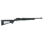 Ruger Ruger American Rimfire 17 HMR 9+1 18" Threaded Barrel, Satin Blued Alloy Steel, Williams Gun Sight Co. Fiber Optic Front Sight, Black Synthetic Stock, Accepts BX-15 Magnum Magazine