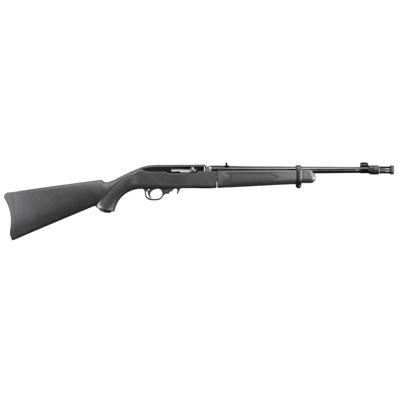 Ruger Ruger 10/22 Takedown 22 LR 10+1 16.40" Threaded/Flash Suppressor Barrel, Satin Black Alloy Steel, Black Synthetic Stock, Cross-Bolt Manual Safety