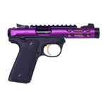 Ruger Ruger MKIV 22/45 LT 22LR Purple/Gold 1/2-28 TPI w/2 Mags 22 LR