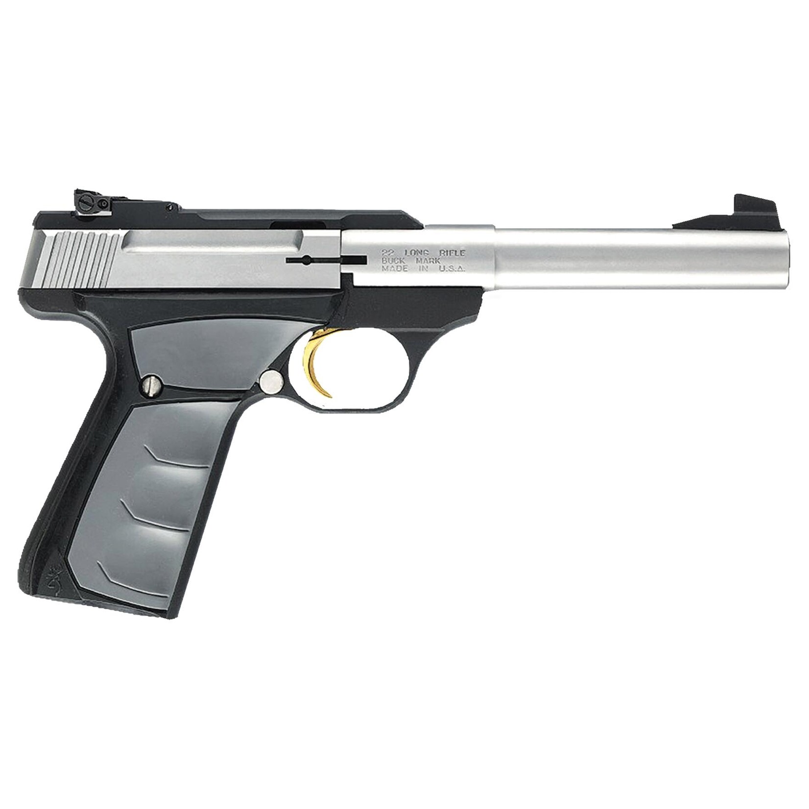 Browning Browning  Buckmark Camper Stainless UFX Semi Auto Pistol 22 LR, 5.5 in