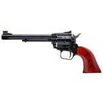 Heritage Manufacturing Heritage Mfg Rough Rider 22 LR 22 WMR 9 Shot, 6.50" Black Steel Barrel, Black Zinc Alloy Frame, Black Cylinder, Cocobolo Grip, Hammer/Thumb Safety, Exposed Hammer