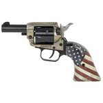 Heritage Manufacturing Heritage Mfg Barkeep 22 LR 6 Shot, 2.68" Black Oxide Steel Barrel, Simulated Case Hardened Zinc Alloy Frame, Black Oxide Cylinder, US Flag Polymer Grip, Hammer/Thumb Safety, Exposed Hammer