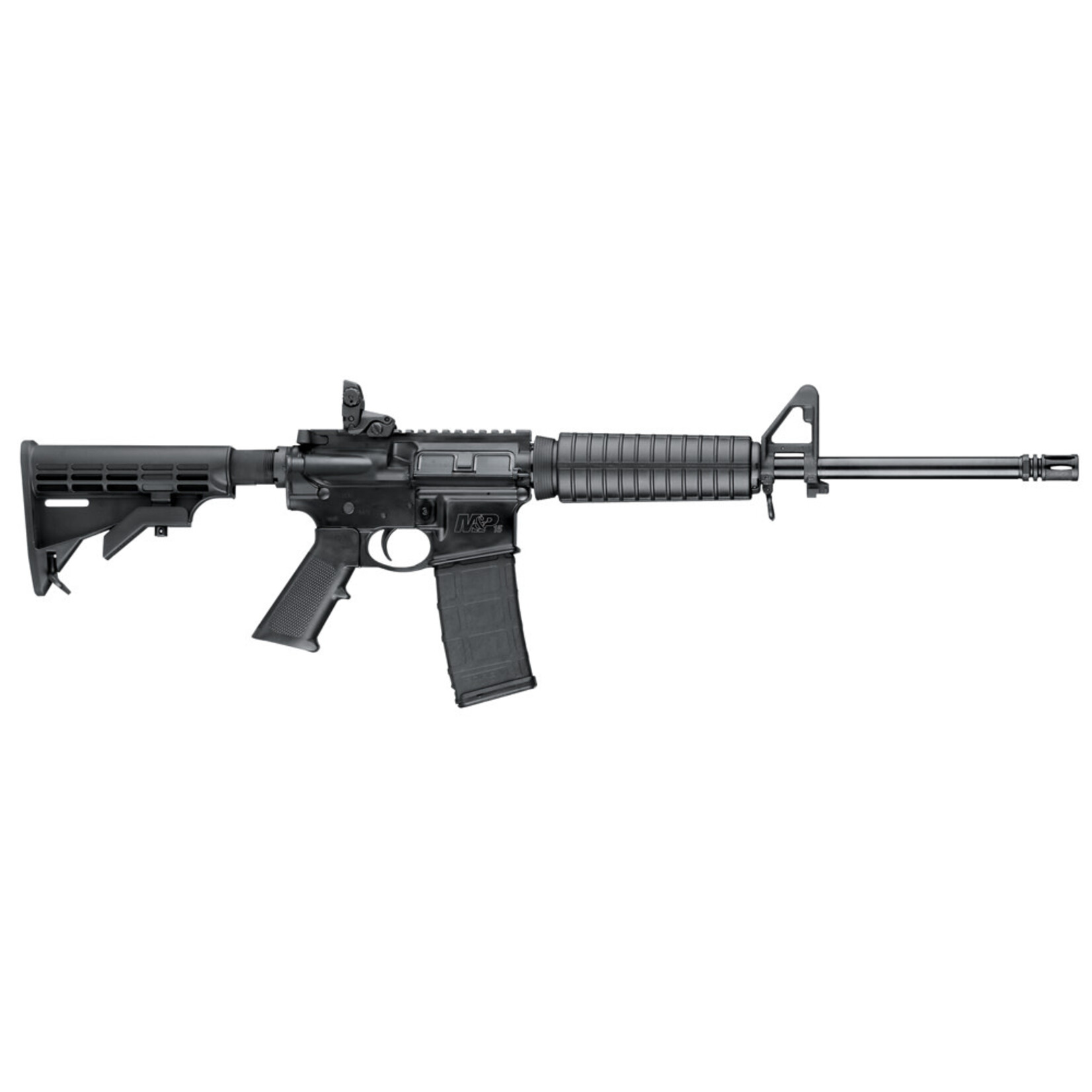 Smith & Wesson Smith & Wesson M&P15 Sport II 5.56x45mm NATO 30+1 16" 4140 Steel Armornite Finished Barrel, Forged Integral Trigger Guard, 6 Position Collapsible Stock, Adjustable A2 Front/Magpul MBUS Rear Sights, Manual Safety, Optics Ready