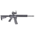 Smith & Wesson Smith & Wesson M&P15 Sport OR 22 LR 25+1 16.50" Matte Black Barrel, Optic Ready w/Red & Green Dot Optic Receiver, Black 6 Position Stock