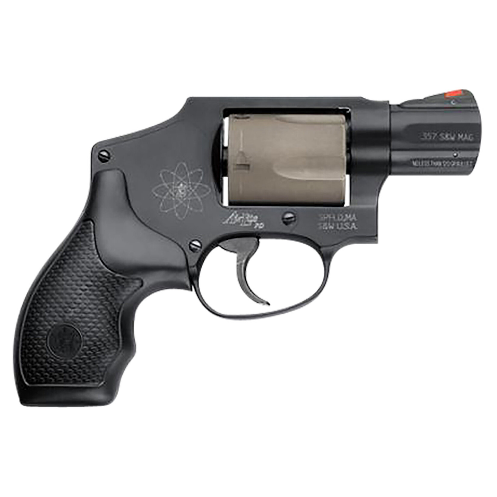 Smith & Wesson Smith & Wesson Model 340 Personal Defense 357 Mag 5 Shot 1.88" Black Stainless Steel Barrel, Titanium Cylinder, Black Scandium Alloy J-Frame, Black Polymer Grip, No Internal Lock