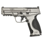 Smith & Wesson Smith & Wesson M&P M2.0 Metal Full Size 9mm Luger 17+1, 4.25" Black Armornite Stainless Steel Barrel, Tungsten Gray Cerakote Optic Cut/Serrated Stainless Steel Slide, Tungsten Gray Cerakote Aluminum Frame w/Picatinny Rail, No Thumb Safety