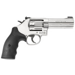 Smith & Wesson Smith & Wesson Model 617 22 LR Stainless Steel 4" Barrel & 10rd Cylinder, Satin Stainless Steel K-Frame, Black Polymer Grip,Internal Lock