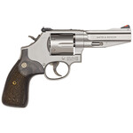 Smith & Wesson Smith & Wesson Performance Center Pro Model 686 SSR 357 Mag or 38 S&W Spl +P Caliber with 4" Stainless Finish Barrel, 6rd Capacity Stainless Finish Cylinder, Matte Silver Finish Stainless Steel & Wood Grip