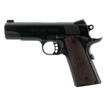 Colt Colt Mfg Commander Combat 45 ACP 8+1 4.25" Black Steel Barrel, Blued Serrated Slide & Carbon Steel Frame w/Beavertail, Black Cherry Checkered G10 Grips Right Hand