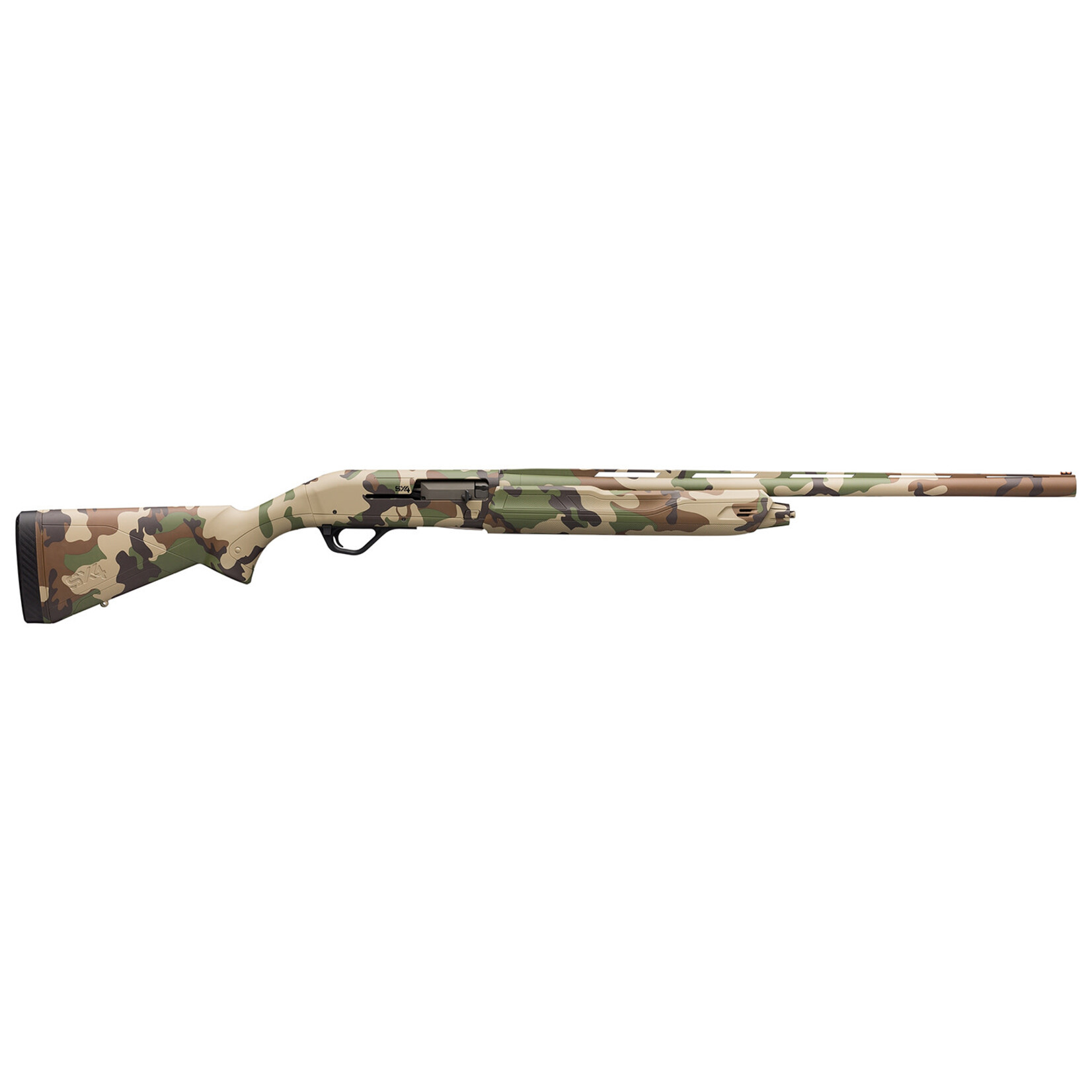 Winchester Winchester Repeating Arms SX4 Waterfowl Hunter 12 Gauge 3.5" 4+1 (2.75") 28" Vent Rib Steel Barrel w/Chrome-Plated Chamber & Bore, Aluminum Alloy Receiver, Full Coverage Woodland Camo, Synthetic Stock w/Inflex Recoil Pad & Textured
