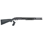 Mossberg Mossberg 590 Persuader 12 Gauge 8+1 3" 20" Cylinder Bore Heat-Shield Barrel, Matte Blued Metal Finish, Drilled & Tapped Receiver, Synthetic Stock Includes Cruiser-Style Pistol Grip Conversion Kit