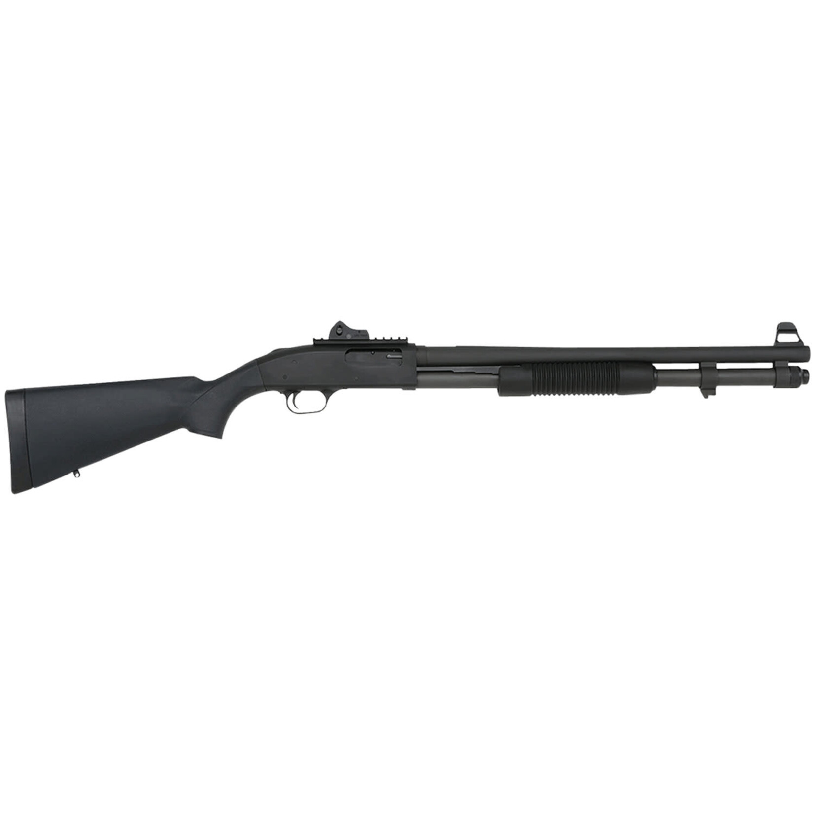 Mossberg Mossberg 590A1 SPX 12 Gauge 8+1 3" 20" Heavy Barrel, Parkerized Metal Finish, Drilled & Tapped Receiver, Mil-Spec Construction w/Metal Trigger Guard & Safety, Ghost Ring Sight, Synthetic Stock Includes Bayonet Lug