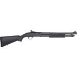 Mossberg Mossberg 590A1 Tactical 12 Gauge 6+1 3" 18.50" Heavy Cylinder Bore Barrel, Parkerized Finish, Drilled & Tapped Receiver, Ghost Ring Sight, Mil-Spec Construction w/Metal Trigger Guard & Safety, Synthetic Stock w/M-LOK Forend Includes Accu