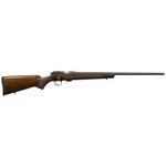 CZ-USA CZ-USA CZ 457 American 22 LR Caliber with 5+1 Capacity, 24" Barrel, Black Nitride Metal Finish & Fixed American-Style Turkish Walnut Stock, Right Hand (Full Size)