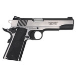 Colt Colt Mfg 1911 Combat Elite Government 9mm Luger Caliber with 5" Barrel, 9+1 Capacity, Overall Two-Tone Elite Finish Stainless Steel, Serrated Slide, Half Checkered/Scalloped Black G10 Grip & Night Sights
