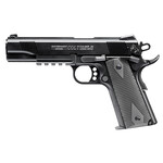 Walther Walther Arms 1911 Colt Government A1 22 LR 12+1, 5" Black Steel Barrel, Matte Black Tenifer Serrated Slide, Black Steel Frame w/Beavertail & Picatinny Rail, Black Checkered Polymer Grip, Manual Thumb/Grip Safety, Right Hand