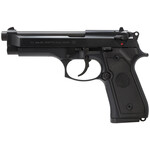 Beretta Beretta USA M9 9mm Luger Caliber with 4.90" Barrel, 15+1 Capacity, Overall Black Bruniton Metal Finish, Aluminum Frame, Serrated Steel Slide & Checkered Polymer Grip