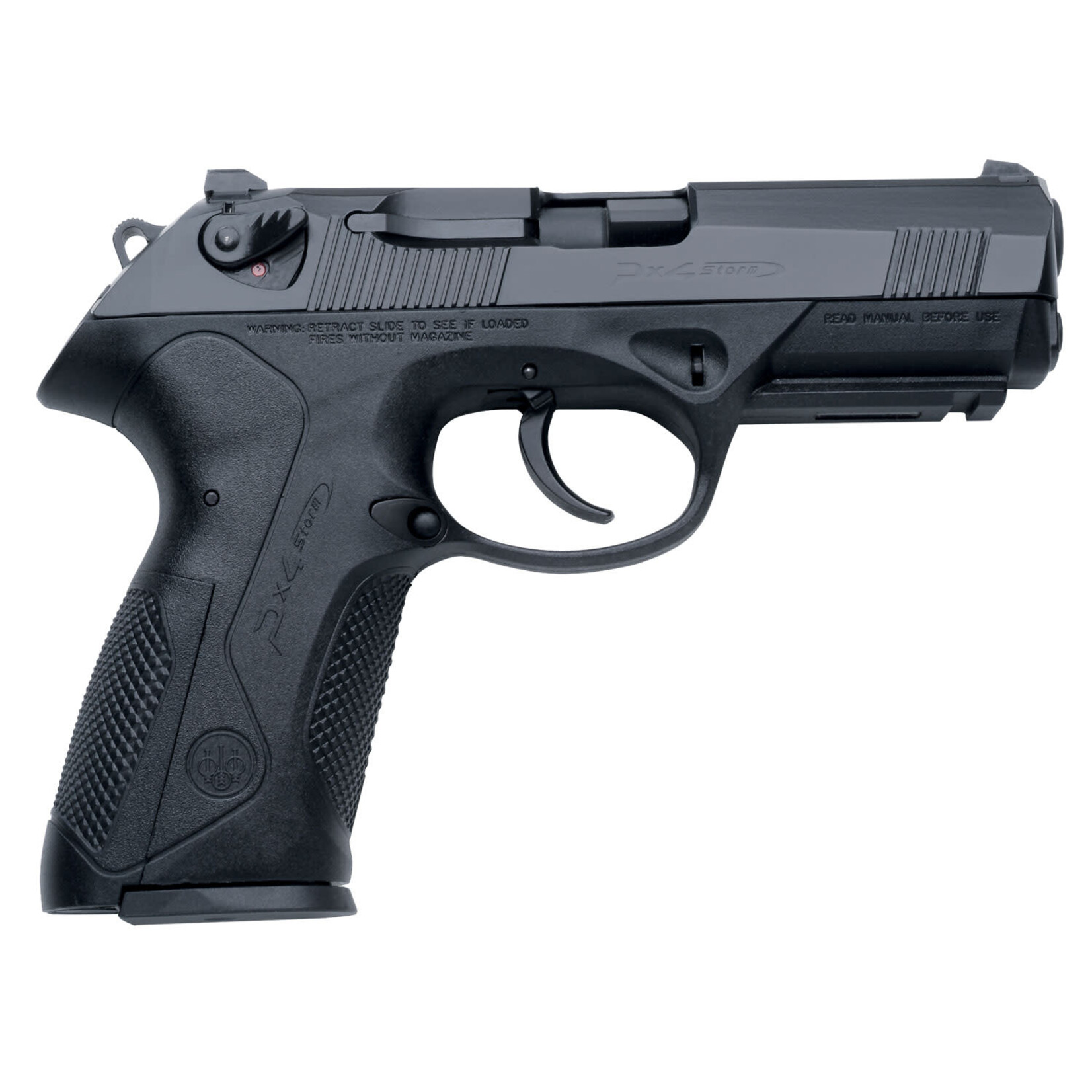 Beretta Beretta USA Px4 Storm *CA Compliant 40 S&W 4" Barrel 10+1, Black Polymer Frame, Serrated Bruniton Finish Steel Slide, Ambidextrous Safety, Decocker