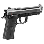 Beretta Beretta USA 92XI 9mm Luger 18+1 4.70" Black Combat Crown Barrel, Cerakote Stainless Optic Ready/Serrated Slide, Black Anodized Aluminum Frame w/Picatinny Rail & Beavertail, Black Polymer Grips