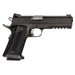 Rock Island Armory Rock Island Tac Ultra FSHC 9mm Luger Caliber with 5" Barrel, 17+1 Capacity, Overall Black Parkerized Finish Steel, Picatinny Rail/Beavertail Frame, Serrated Slide & Black G10 Grip