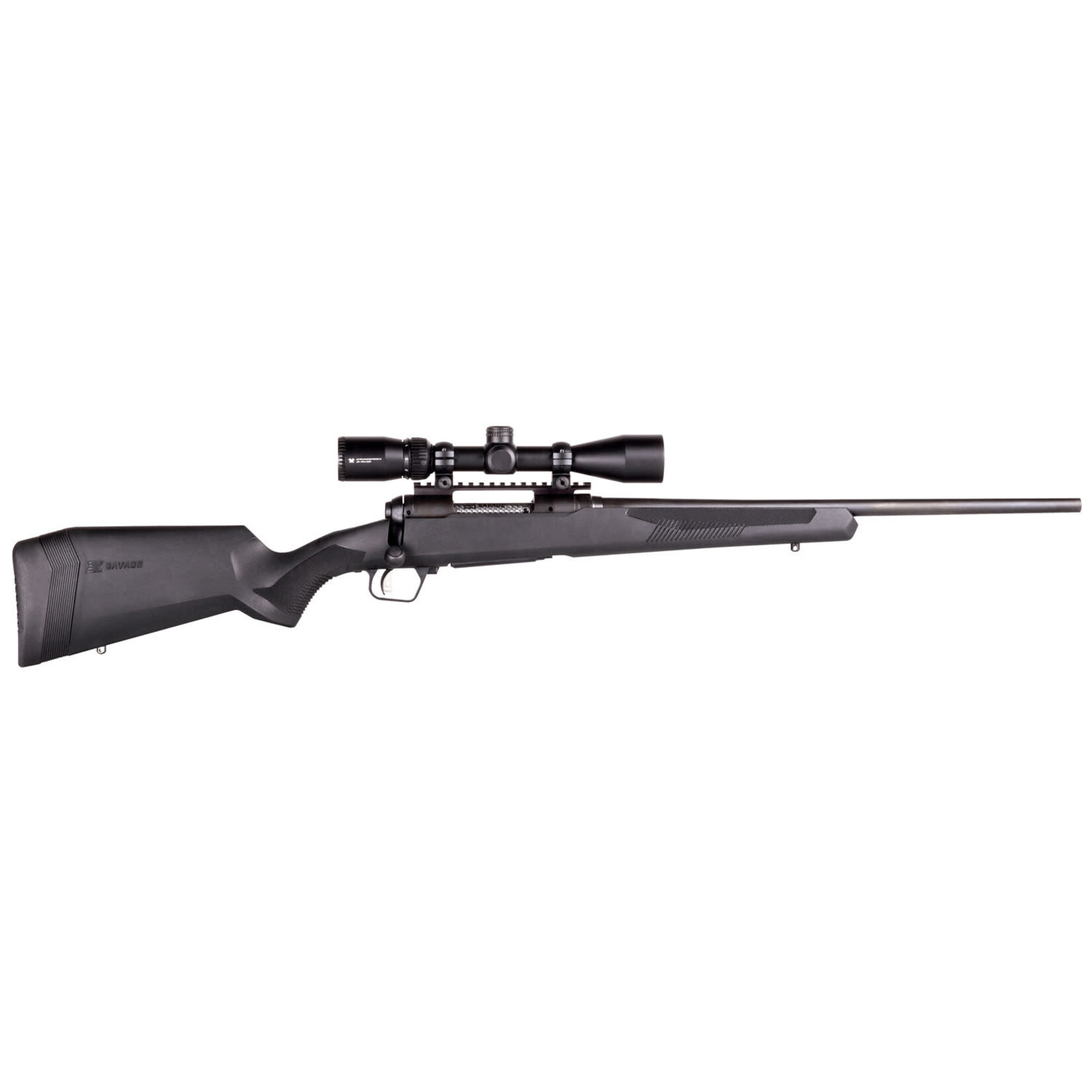 Savage Savage Arms 110 Apex Hunter XP 7mm Rem Mag 3+1 24", Matte Black Metal, Synthetic Stock, Vortex Crossfire II 3-9x40mm Scope