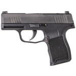SIG SAUER Sig Sauer P365 Micro-Compact 380 ACP 10+1 3.10" Black Carbon Steel Barrel, Black Nitron Optic Ready/Serrated Slide & Frame w/Sig Rail, Black Polymer Grips, Right Hand
