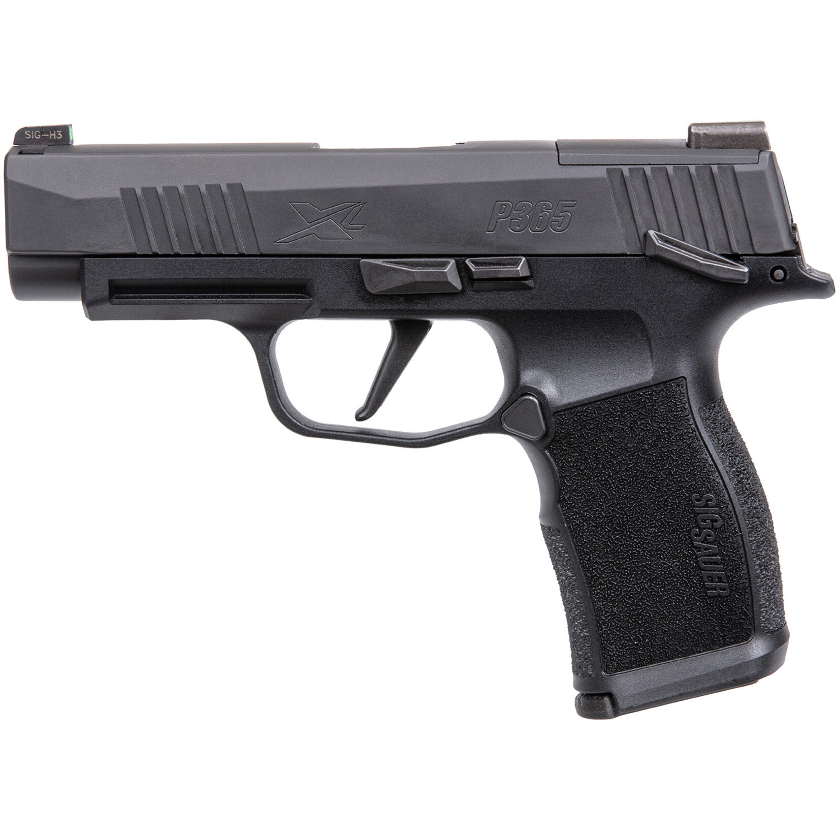 SIG SAUER Sig Sauer P365X Micro-Compact 9mm Luger 12+1 3.10" Black Steel Barrel, Black Nitron Optic Ready/Serrated Slide & Frame w/Sig Rail, Black Polymer Grips, Right Hand
