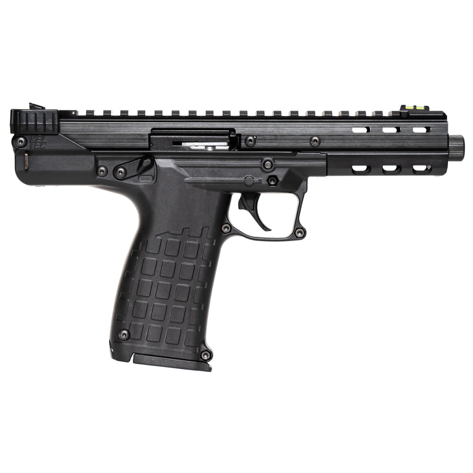 KEL-TEC Kel-Tec CP33 22 LR 33+1 5.50" All Black Ported/Threaded Barrel, Serrated/Optic Ready Slide, Polymer w/Picatinny Rail Frame, Black Polymer Grip Ambidextrous