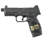 FN America FN 509 Tac Bundle 9mm Luger 24+1 4.50" Black Steel TB, Black OR/Serrated Slide, Black Checkered Polymer Frame w/Picatinny Rail, Interchangeable Backstraps Grips Ambidextrious