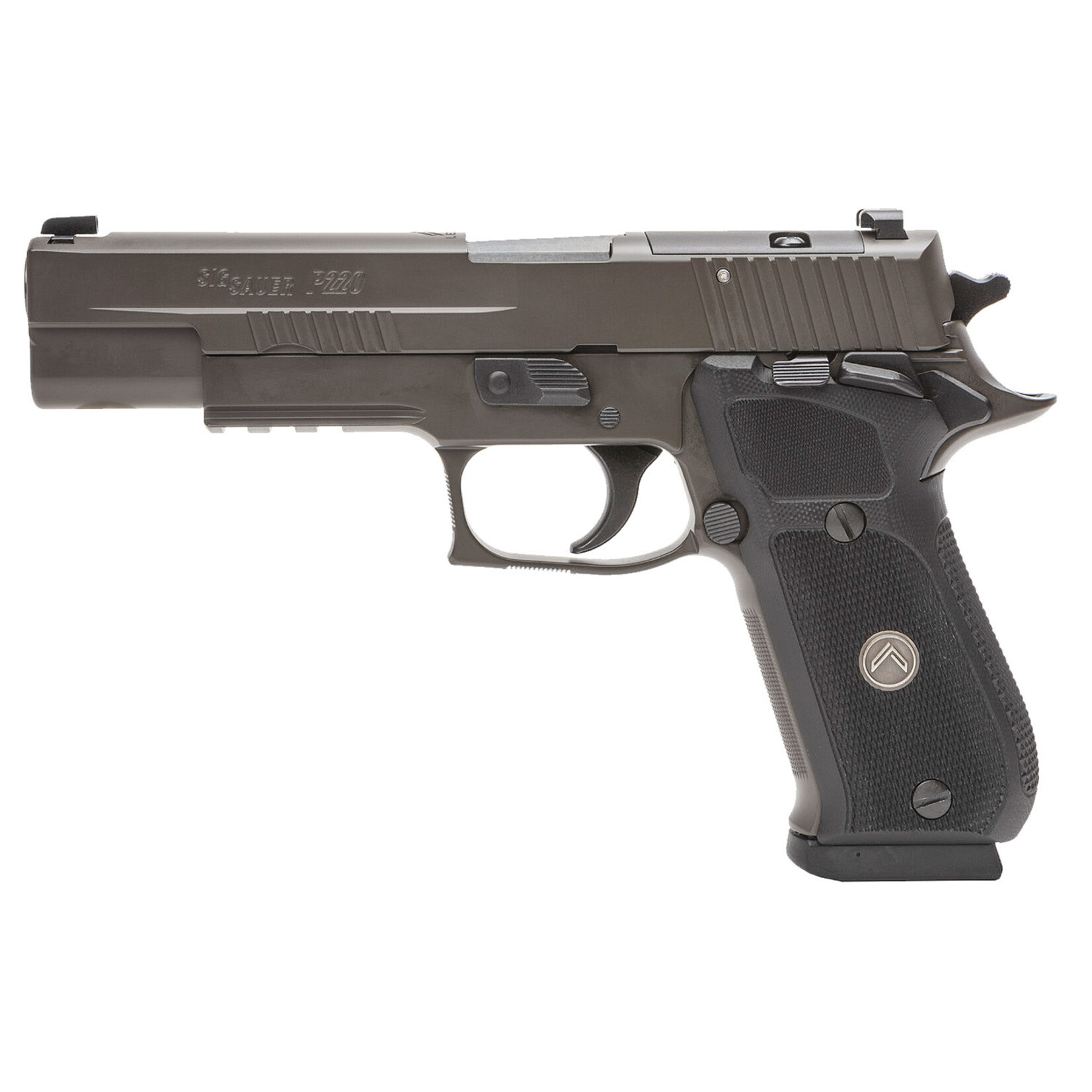 SIG SAUER Sig Sauer P220 Full Size Legion SAO 10mm Auto 8+1 5", Legion Gray Elite Cerakote, Picatinny Rail Frame, Romeo 1 Cut Slide, Black G10 Grip, X-Ray Sights