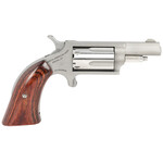 North American Arms North American Arms Mini-Revolver 22 WMR 5 Shot 1.63" Barrel, Stainless Steel Barrel/Cylinder/Frame, Exclusive Wood Boot Grip