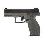 Taurus Taurus TX22 22 LR Caliber with 4.10" Barrel, 16+1 Capacity, Green Black Splatter Finish Picatinny Rail Frame, Serrated Black Anodized Aluminum Slide & Polymer Grip
