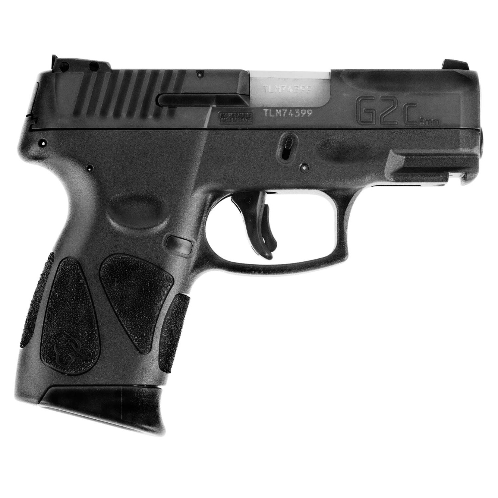 Taurus Taurus G2C Compact 9mm Luger 12+1 3.26" Matte Stainless Steel Barrel, Matte Black Serrated Steel Slide, Black Polymer Frame w/Picatinny Rail, Black Polymer Grip