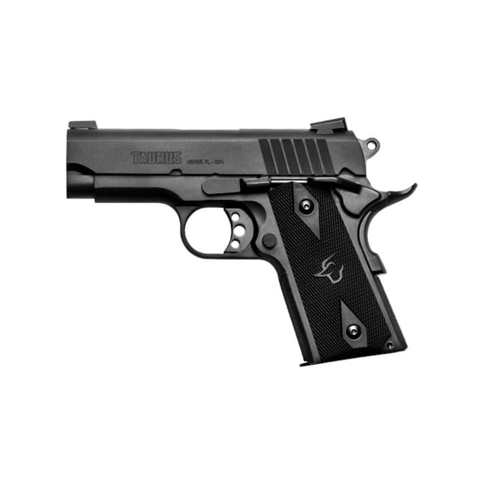 Taurus Taurus 1911 Officer 9MM BL 3.5" Barrel 8+1 Novak Style Sights Steel Frame Synthetic Grips Matte Black Finish