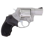 Taurus Taurus 327 SA/DA 327 Federal Mag Caliber with 2" Barrel, 6rd Capacity Cylinder, Overall Matte Finish Stainless Steel & Finger Grooved Black Rubber Grip