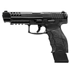 HK HK VP9L 9mm Luger 20+1 5" Black Polygonal Rifled Barrel, Black Optic Cut/Serrated Long Slide & Polymer Frame w/Picatinny Rail & Serrated Trigger Guard, Black Finger Grooved Polymer Grips Ambidextrous